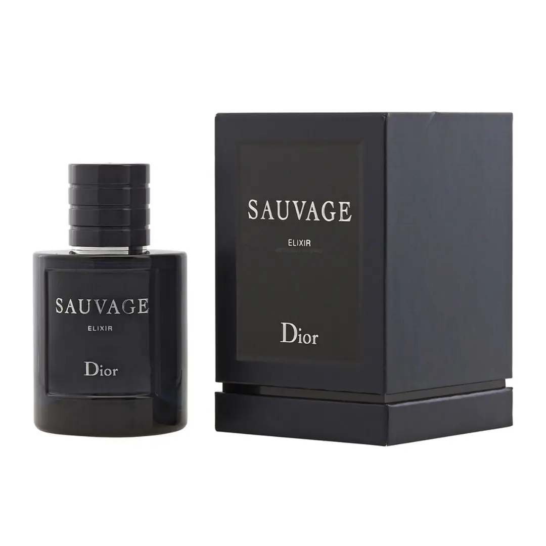 Dior Sauvage Elixir Parfum For Men 3.4 oz | Men's Spicy Woody Fragrance | Dior Sauvage Cologne Spray