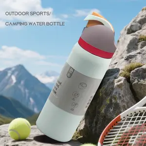 OwaIa(Boneyard) Stainless steel outdoor sports water bottle with straw, double-walled vacuum insulated and ice-retaining car cup, ideal for outdoor camping,32oz/945ml capacity,100% leak-proof portable water bottle-Drinking Utensil/Water Bottle/Thermal Cup