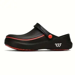 Mueller Chef Shoes wide toe chef shoes,beach shoes.Non-slip Oil Resistant Waterproof Easy to Clean Comfortable Unisex Kitchen Nursing Gardening Catering Work SlippersRAIMENTRY