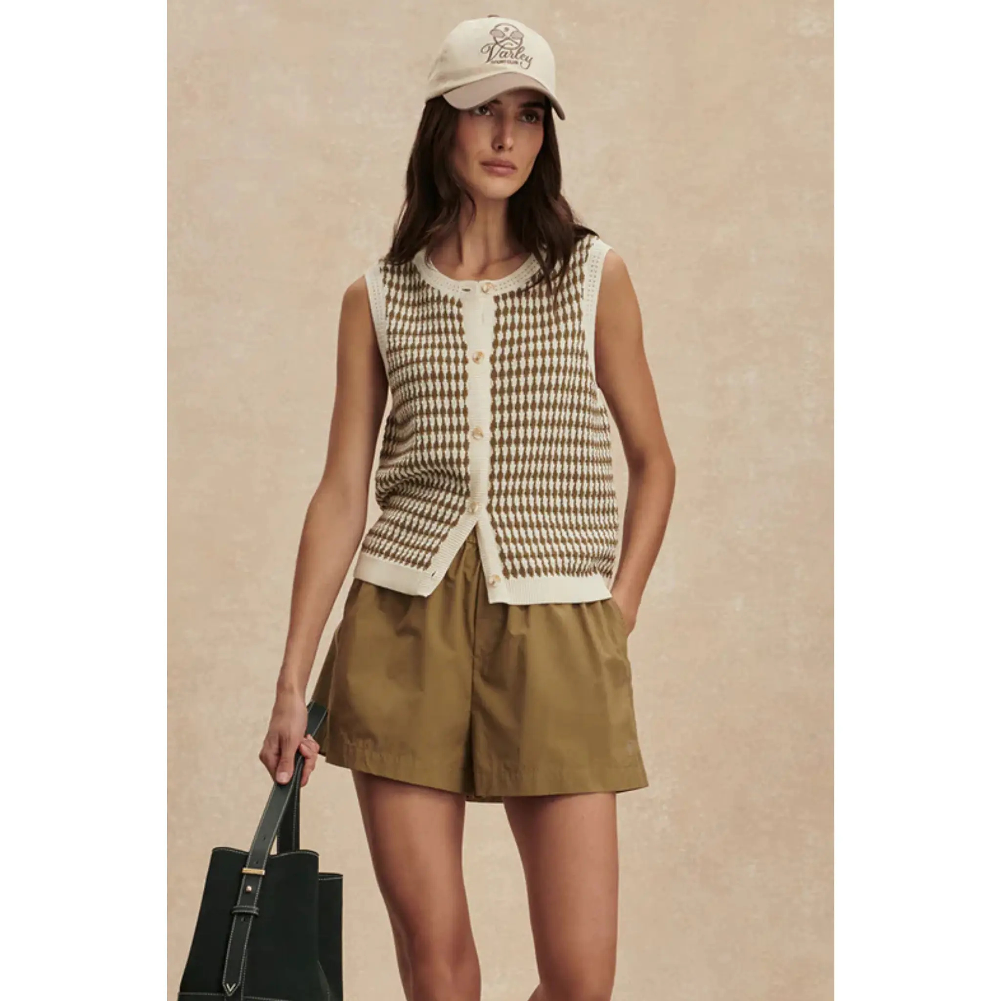 Varley: Morales Shorts in Golden Olive