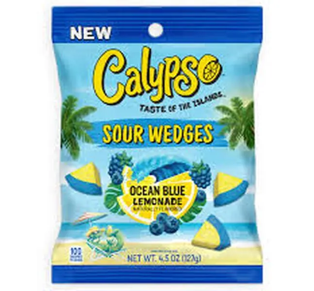 Calypso Sour Wedges- Ocean Blue Lemonade