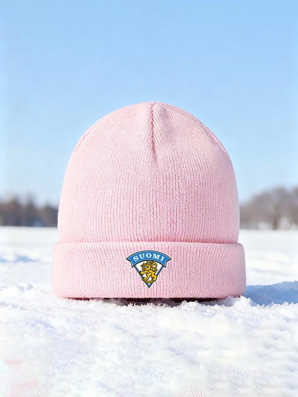 Winter Warm Knit Beanie Hat with Finnish Lion Emblem Print for Outdoor Sports Activities and Casual Wear Designed for Adults Winter Season Cold Weather Protection for Holiday Gifts Christmas and New Year Celebrations Winter Accessories Winter Warm Knit Beanie Hat with Finnish Lion Emblem Print for Outdoor Sports Activities and Casual Wear Designed for Adults Winter Season Cold Weather Protection for Holiday Gifts Christmas and New Year Celebrations Winter Accessories