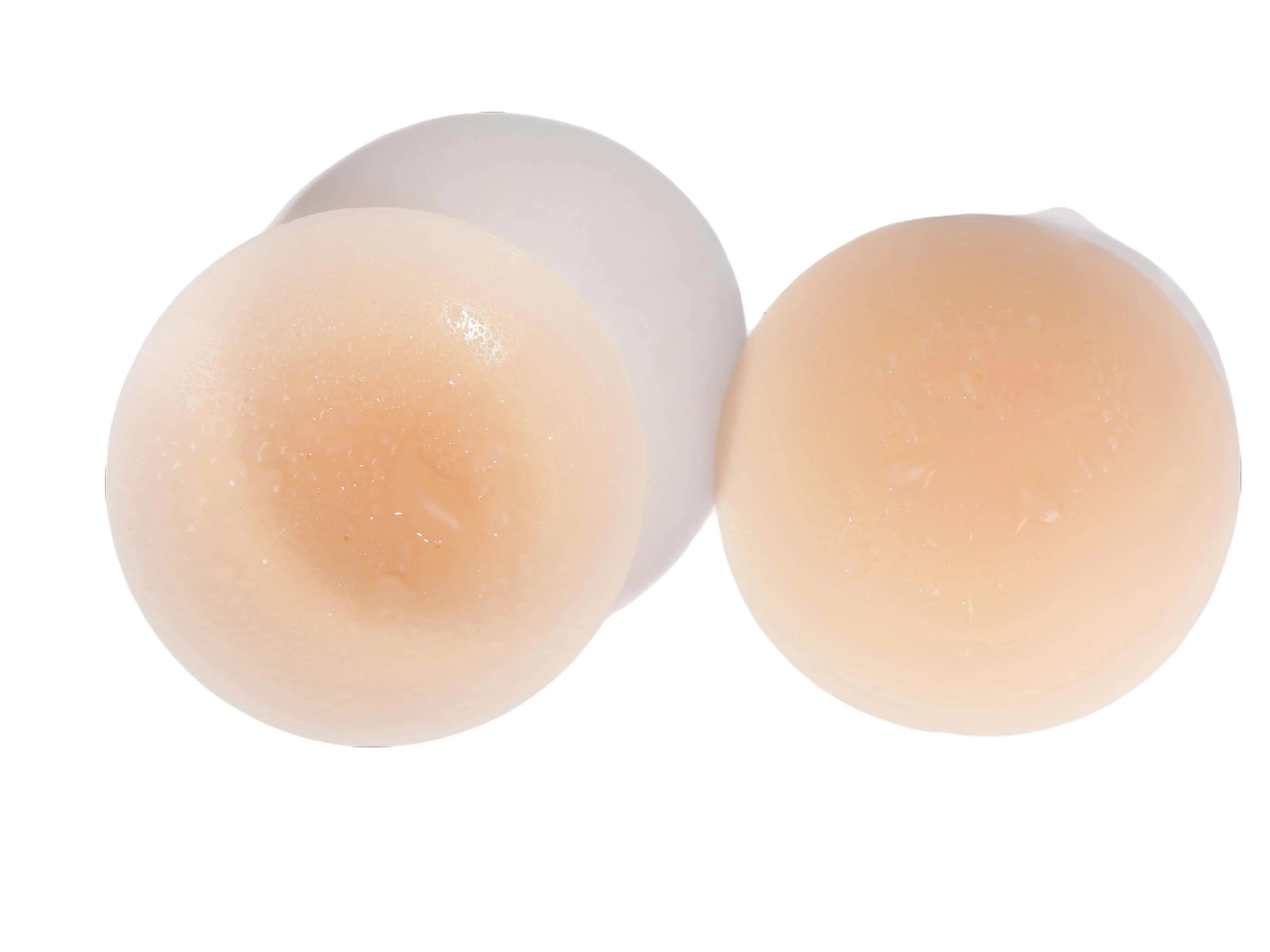 FeelinGirl Push Up Strapless Self Adhesive Bra 100% Silicone Lightweight Comfortable for Backless Dress Everyday Reusable Nipple Cover