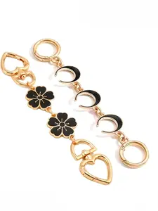 Bag Strap Extender Chain, Cherry Blossom Moon Bag Extender, Handbag Shoulder Strap Accessory, Suitable for Crossbody and Handbags
