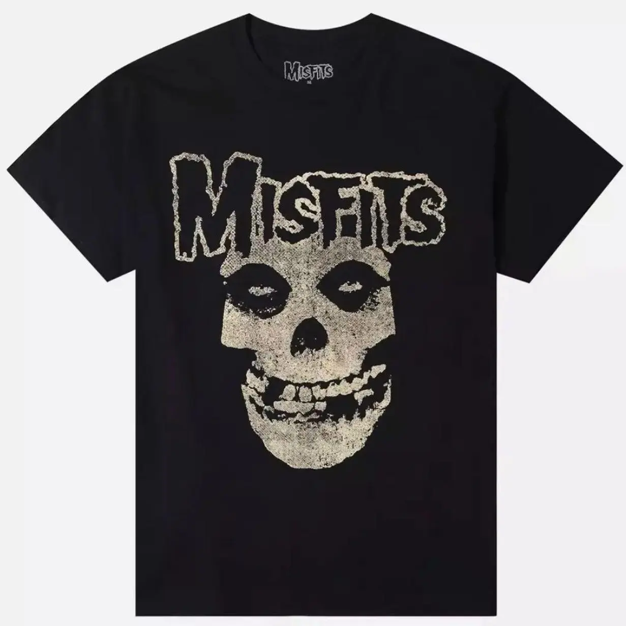Misfits Fiend Skull Logo T-Shirt Women's Oversize 100% Cotton Breathable Tee Top Fashion Gift for Friends & Family T48 WWJ