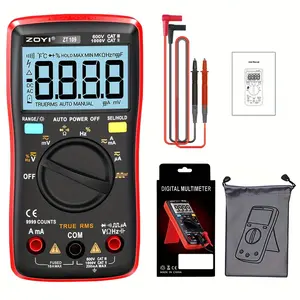 ZOYI Digital Multimeter Zt-109 Intelligent Anti-Burn Electrical Appliance Repair Dc Voltage 1000v Capacitance Resistance Diode Tester