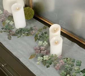 Home Reflections 6' Metal Hydrangea Garland