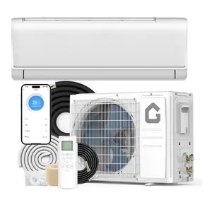 18000 BTU Mini Split AC Cooling & Heating, 208-230V 21 SEER2 Energy Star, Smart Control Buit in WiFi Alexa Compatible, Ductless Air Conditioners Suit for Room up to 1250 Sq.Ft