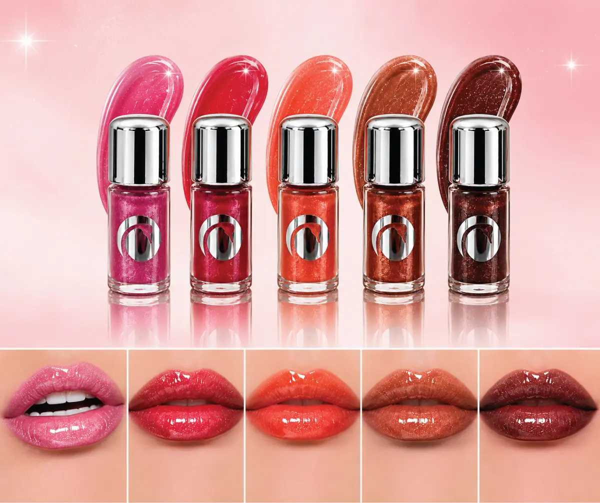 Shimmering Gloss Lip – Hydrating & Nourishing Lip Care with Brilliant Shine, 5ml (Colors)