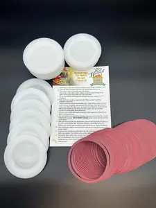 Wide Mouth Lids & Gaskets (50 lids)