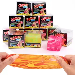 2026 New Style Single Piece Soft Stress Relief Squishy Toy, Malt Sugar Cube Design, Fun Stress Relief, Suitable for Leisure and Relaxation, Mini Desk Toy, Silent Stress Reliever.