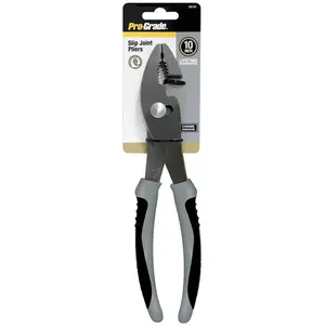 212 MAIN Pro-Grade 10 in. Slip Joint Pliers, Heavy Duty ANSI Certified Heat-Treated Hand Tools with Cushion Grip & Induction Teeth for Fishing & Outdoor Recreation