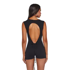 Alternate Realities Backless Romper