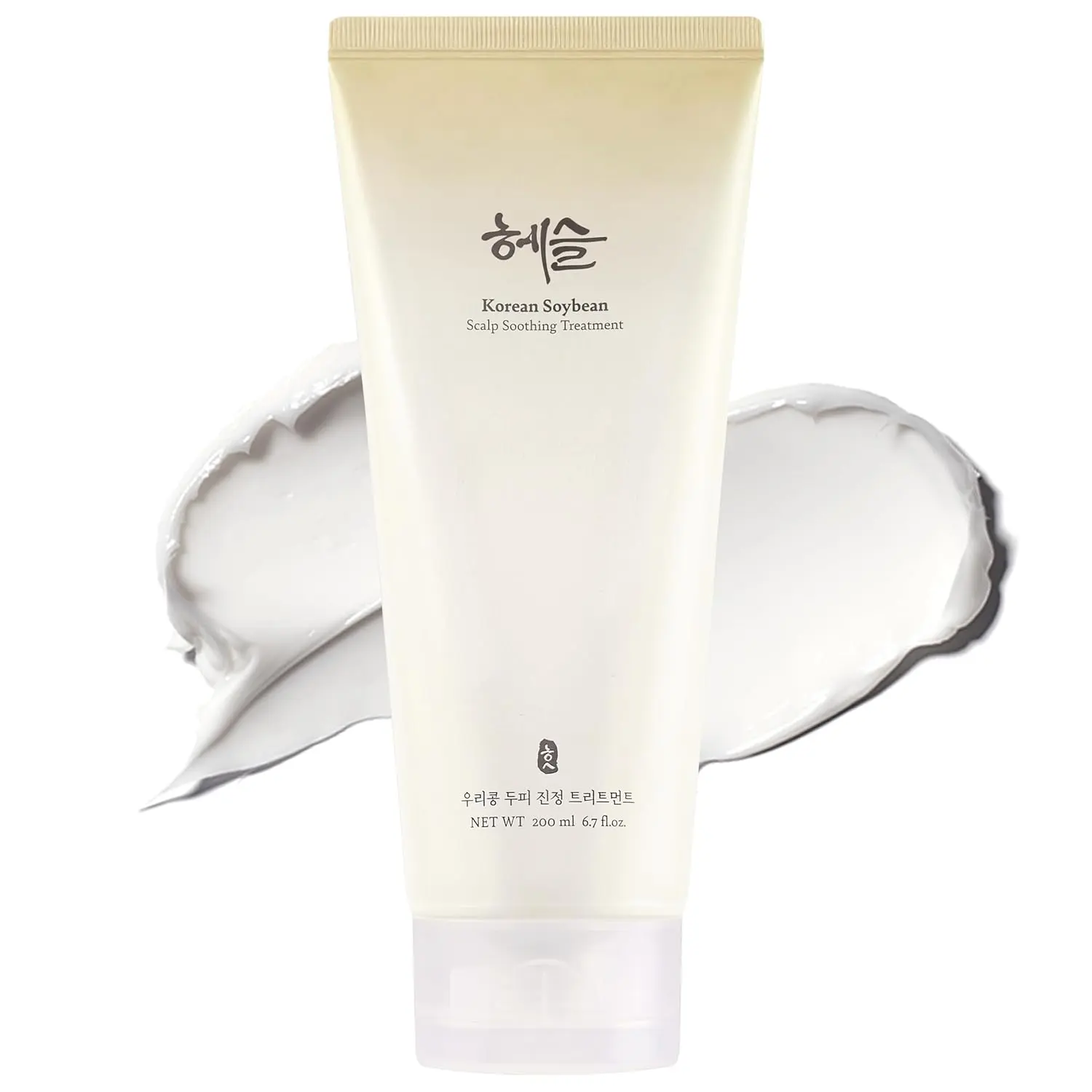 [Hesul Official Store] Korean Soybean Scalp Soothing Treatment - Clinically Proven for Sensitive Skin, Silicone-Free, Gentle Care, Soybean & Caffeine Complex, 200ml