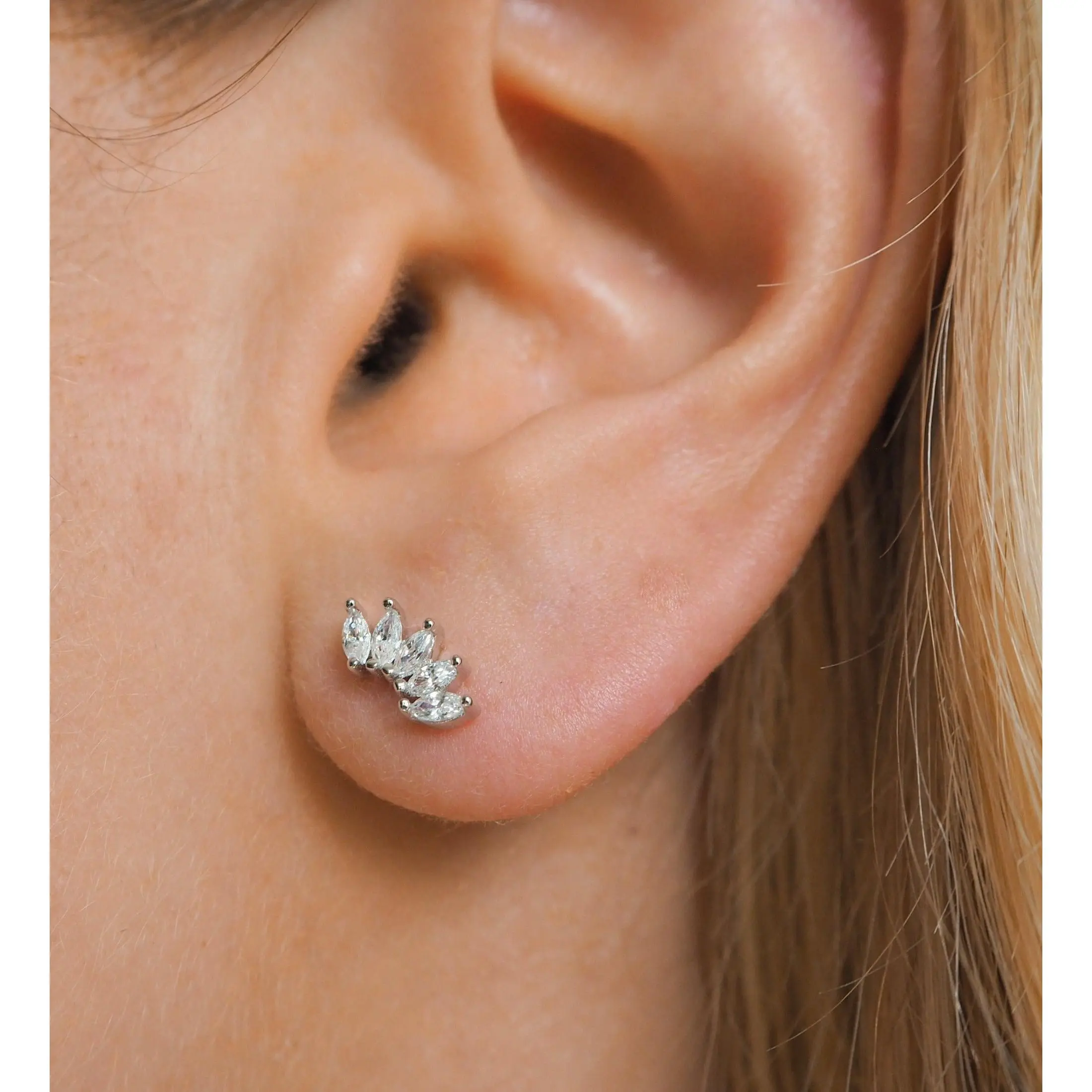 Riley Studs | Silver