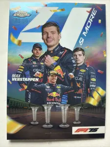 2025 Topps Chrome F1 - Max Verstappen - 4 & More, 00/00 Error 4N-1