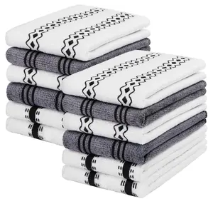 12 Pack Kitchen Towels, Microfiber Cleaning Cloth, 11"L x 11"W