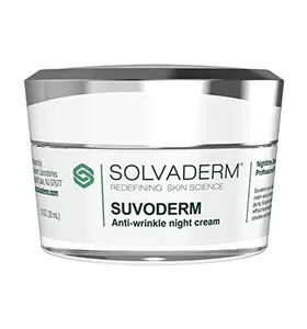 Solvaderm Suvoderm Nighttime Repair Cream with Retinol, Hyaluronic Acid & Vitamin E for Wrinkle Reduction and Skin Renewal
