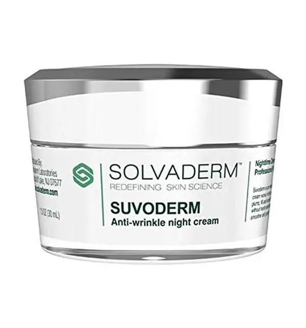 Solvaderm Suvoderm Nighttime Repair Cream with Retinol, Hyaluronic Acid & Vitamin E for Wrinkle Reduction and Skin Renewal
