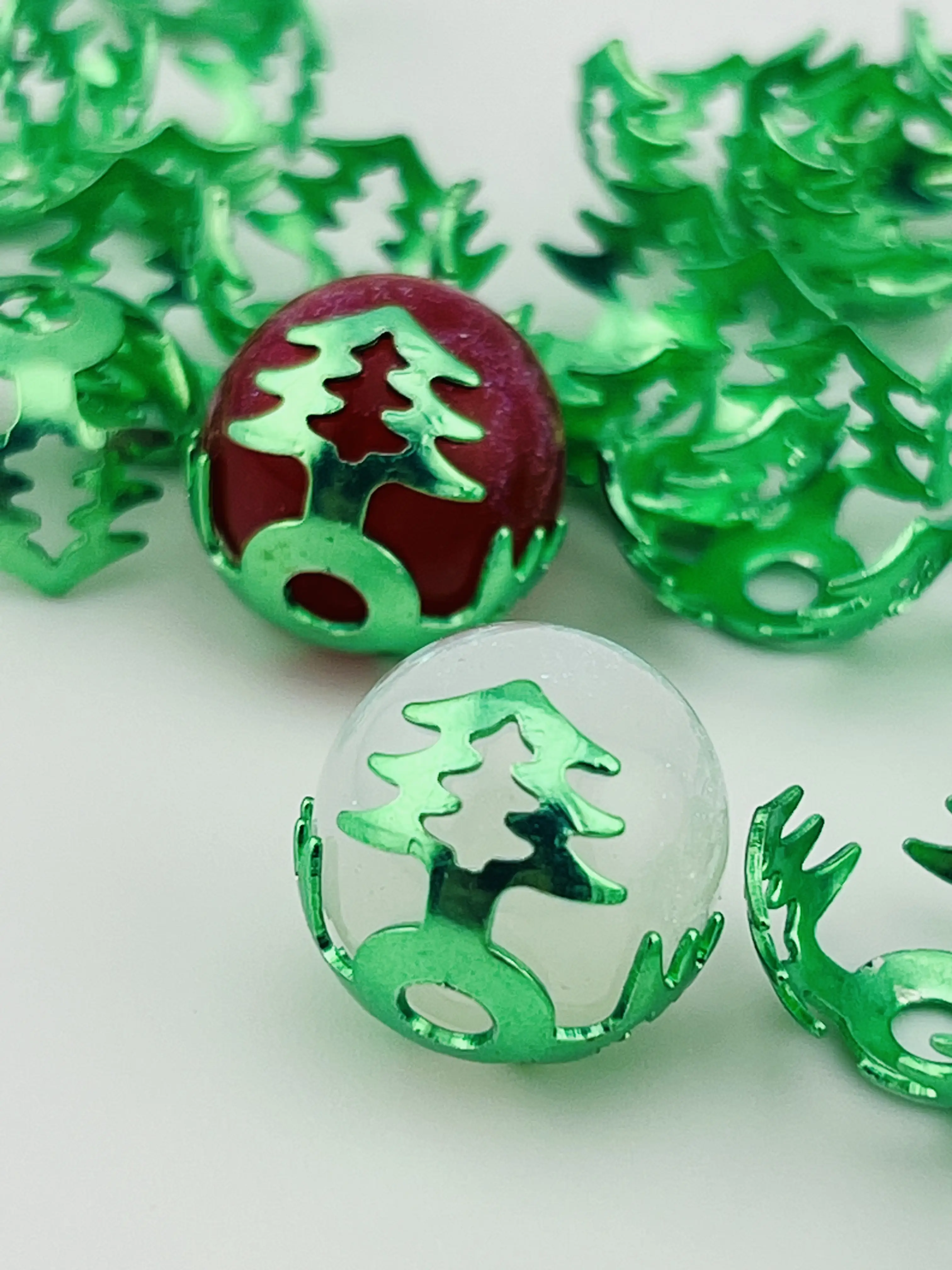 Metal Caps 25 Pack for 16mm Beads - Versatile Design for Crafting and Personal Use