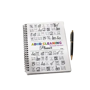 ADHD Cleaning Planner – Laundry Deep Clean, Kitchen Reset, Bathroom Scrub – All in One Room-by-Room Notebook – Spring Break Special office accessories