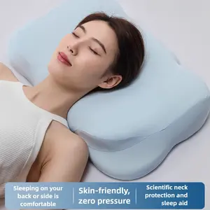 Cloud Memory Foam Pillow for Neck Pain - Ergonomic Support for Side Sleepers & Adults, Pressure Relief for Deep Sleep (1-Pack) Supportive Memory Foam