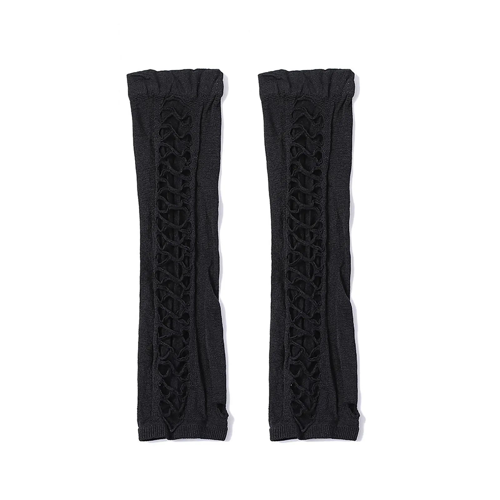 OIDEA Women's Long Fingerless Lace Gloves - Gothic Fishnet Arm Sleeves, Flexible, Form-Fitting, Mesh, Non-Latex, Thin Gloves for Halloween Costume, Flexible Women's Gloves, Form-Fitting Women's Gloves,summerwins