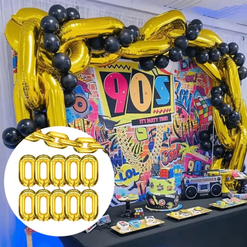 50pcs 16in Metallic Aluminum Film Balloons - Backdrop, Float, Photo Prop, Balloon Arch Decoration for Birthday Parties, Friend Gatherings