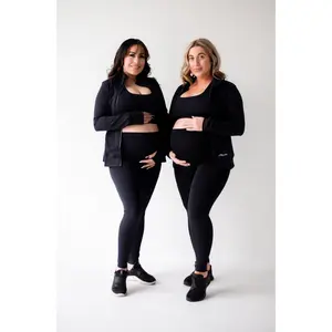 Elite Maternity Leggings-Black