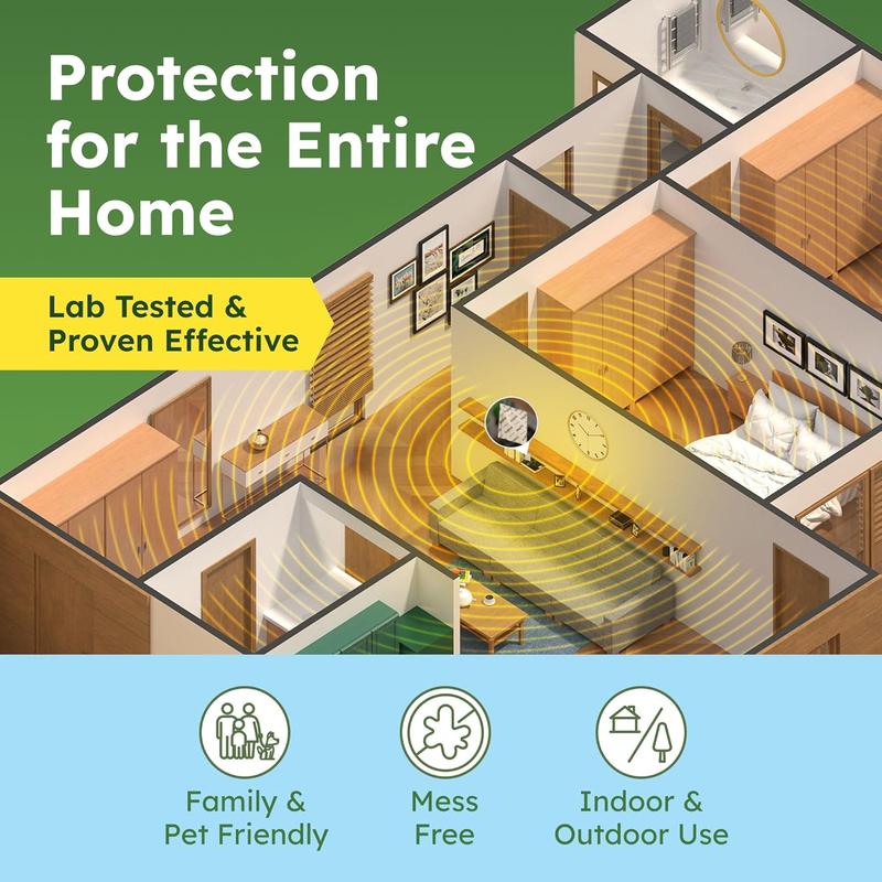 BugMD Vamoose! Rodent Repellent – Plant-Powered Mouse & Rat Deterrent for Indoors & Outdoors Pet