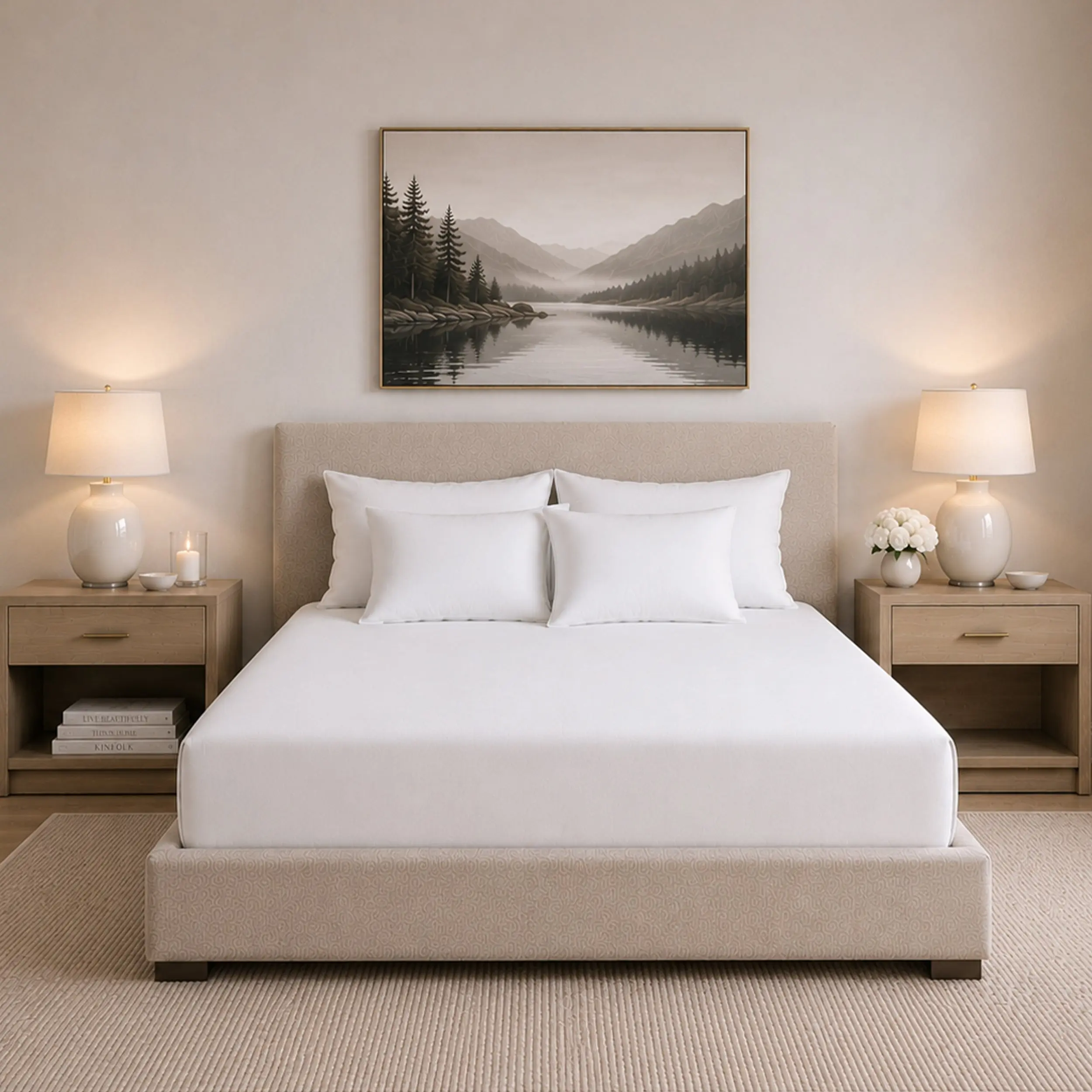 Protect-A-Bed Essential Waterproof Mattress Protector Fitted Deep Pocket Stain Proof Cool Quiet Sleep Surface Machine Washable