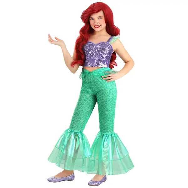 Girl's Disney Ariel Costume Outfit (© Disney)