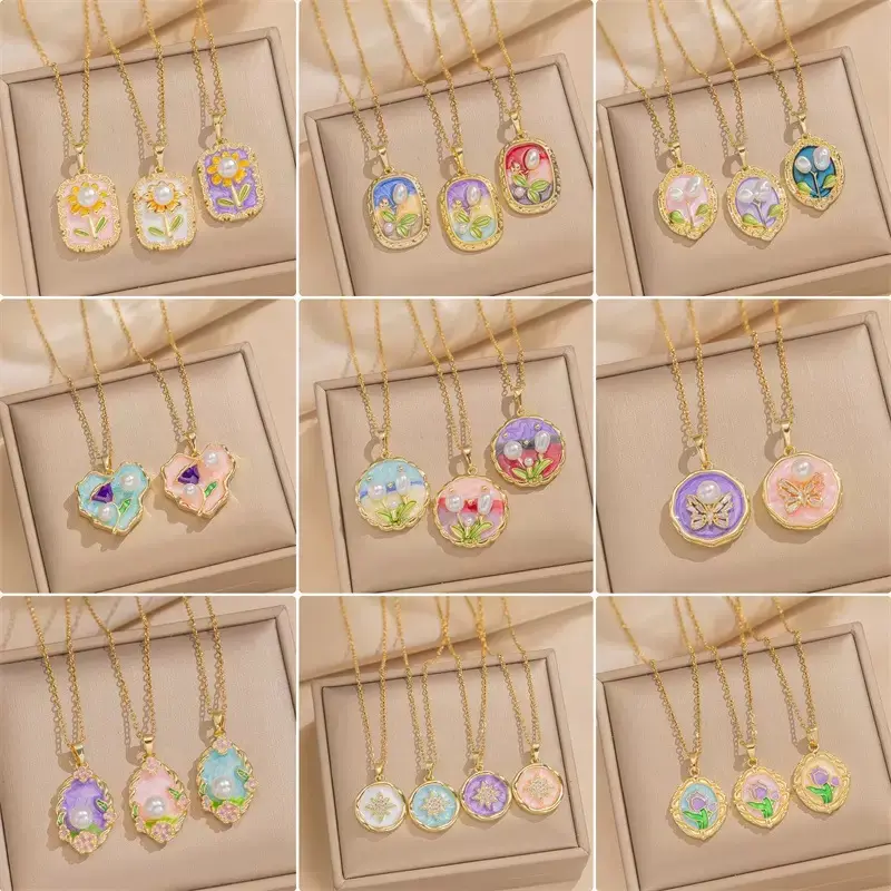 50pcs New Arrivals Golden Color Necklace Bundle Free Sizes for Adults Assorted Styles and Designs