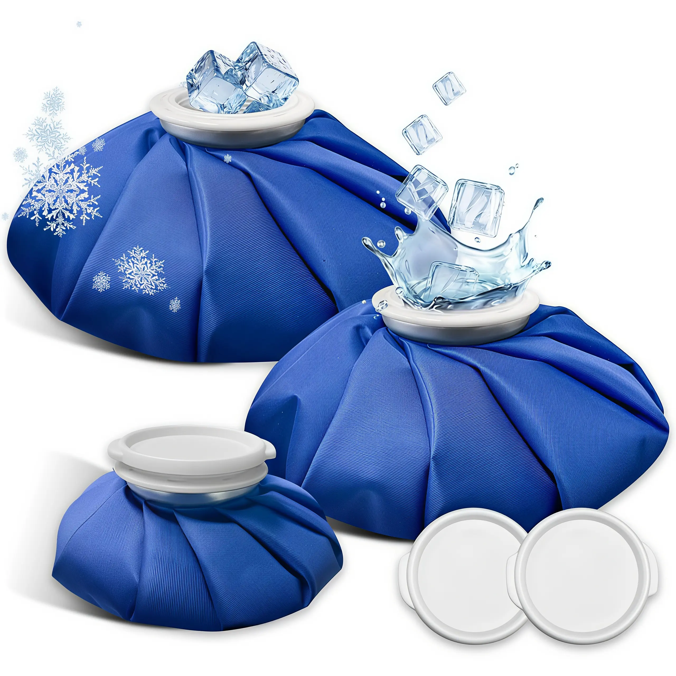 LMMAKE 1PC Upgraded Reusable Ice Pack for Injuries - Lightweight, Compact Dual-Use Hot & Cold Therapy Bag, Classic Traditional Design, Portable Versatile Pain Relief Solution