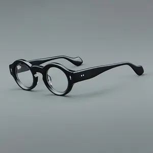 New Business Board Glasses Frame Simple Elegant Oval Versatile Decoration Vintage Style Unplated Precious Metal