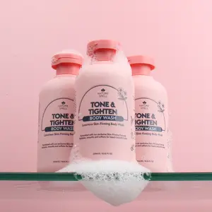 Nature Spell Tone & Tighten Skin-Firming Body Wash with Ginseng Extract, Plant Collagen and Caffeine