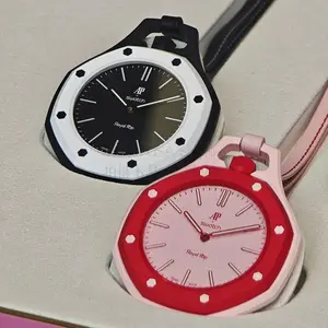 Fashion Royal Pocket Watch Mechanical Stopwatch Blue Chain Watch for Men Women Gift Collection