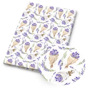 1 piece of purple floral print fabric – 59 x 19.68 inches (150 x 50 cm), pre-cut polyester fabric featuring a pattern of autumn leaves and flowers – suitable for DIY sewing, scrapbooking, tablecloths and craft projects