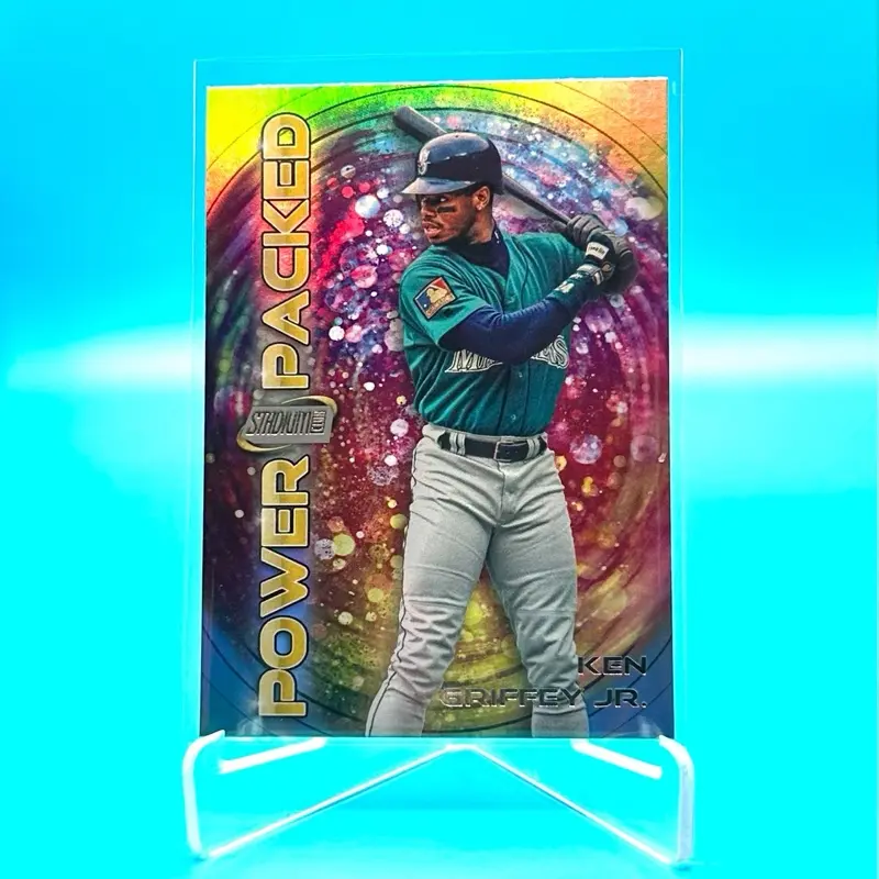Topps 2024 Stadium Club Ken Griffey Jr Power Packed Silver Foil Baseball Card