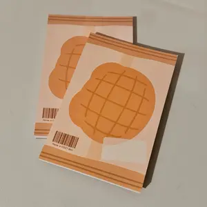 Cute 6x4 Coffee Melon Bear Bread Note Pad - Notepad / Decorative Memo and Notes / Stationery - Kawaii Memo Pad / Non-Sticky Notepad