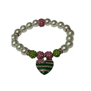 Kamala Harris Heart of America Bracelet Pearl