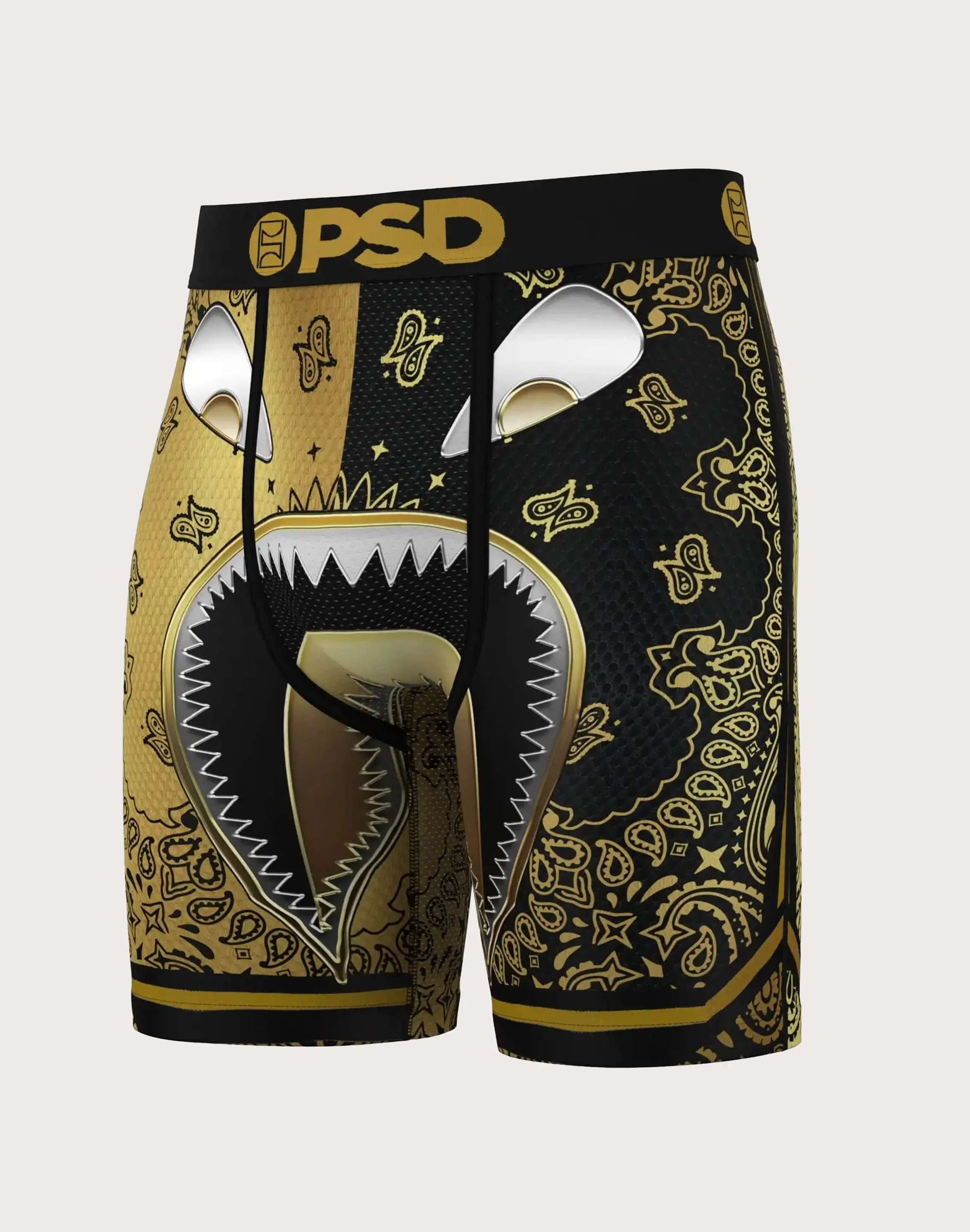 Mens Psd Underwear Warface Golden Boxer Briefs