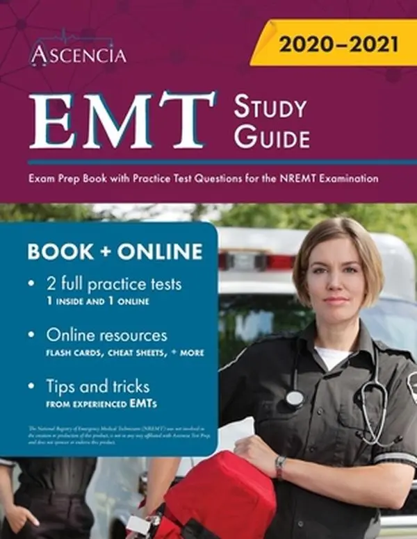 USED-EMT Study Guide: Exam Prep Book with Practice Test Questions for the NREMT Examination by Ascencia (Paperback)