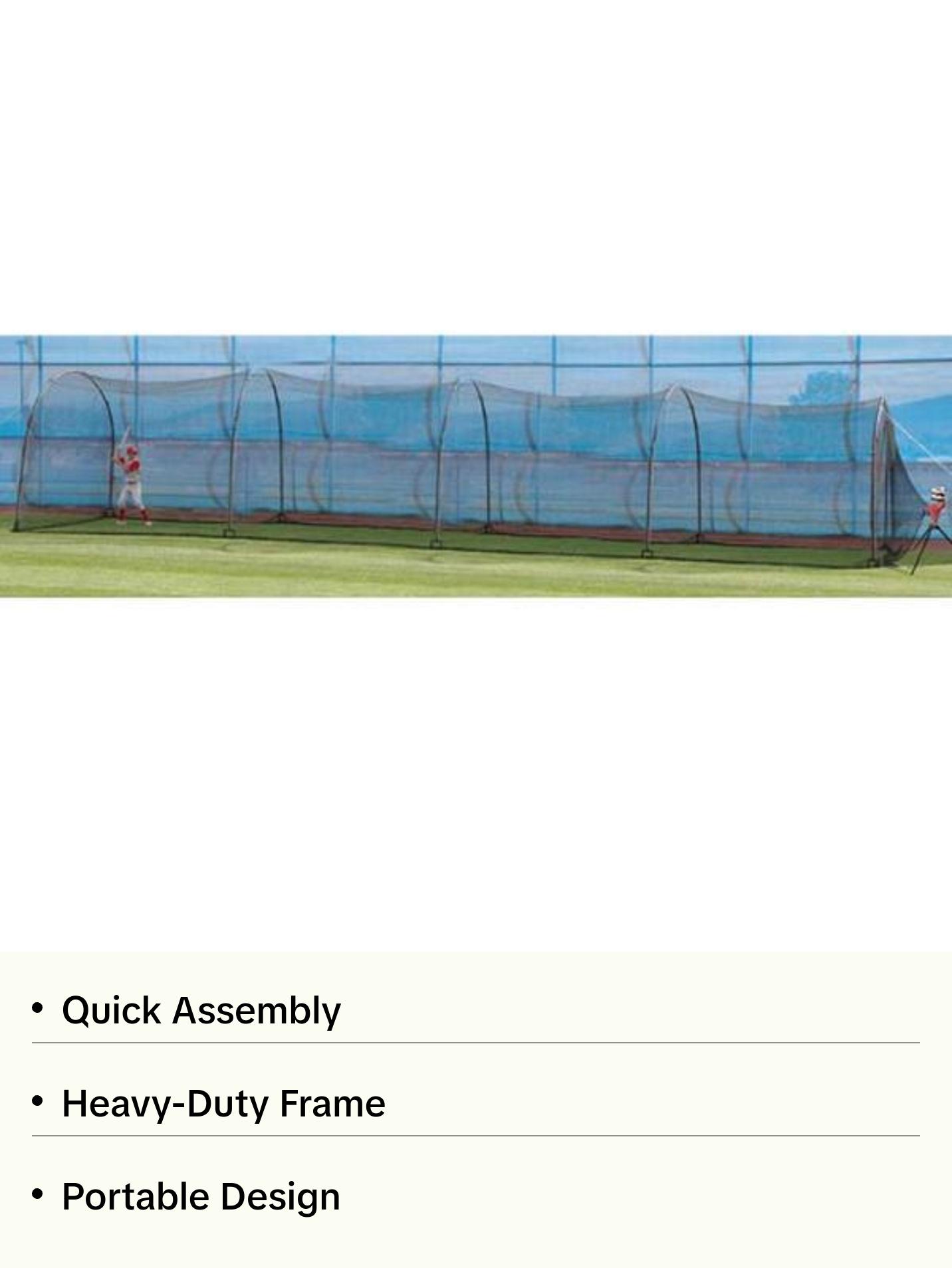 Baseball and Softball 48 Ft. Home Batting Cage