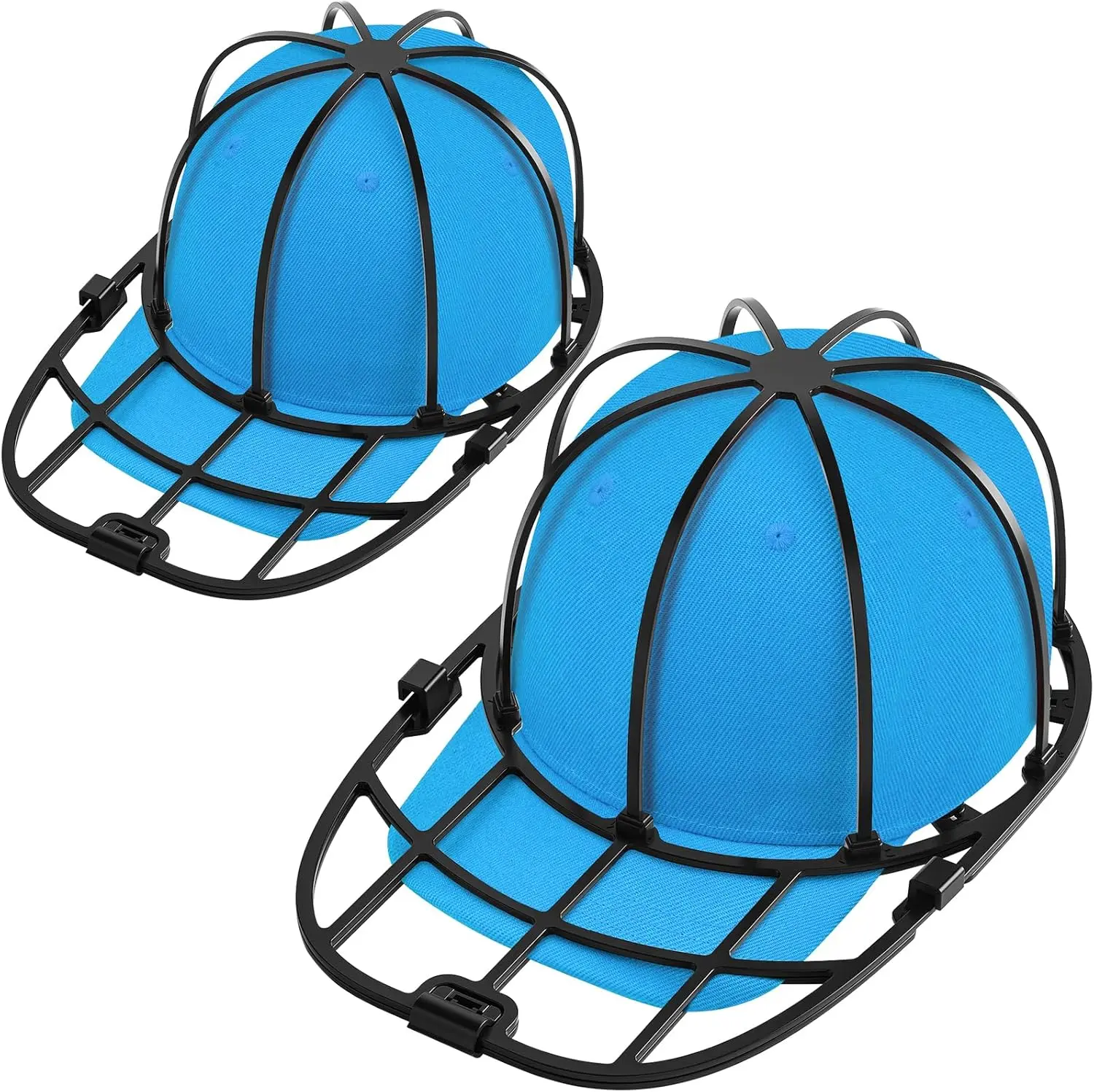 Hat Washer Baseball Cap Cleaner Machine Washing Cage Holder Frame Net BL Accessories Laundry portable hat cleaner pack of 2