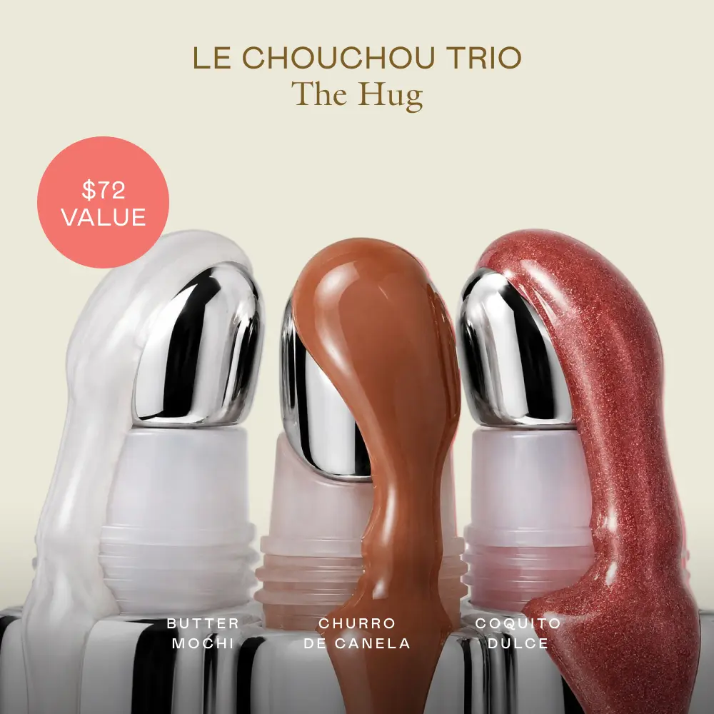 Le Chouchou Trio: Lip Softening Balm Intensive + Comfort for dry lips Glossy Smooth Vegan Gentle