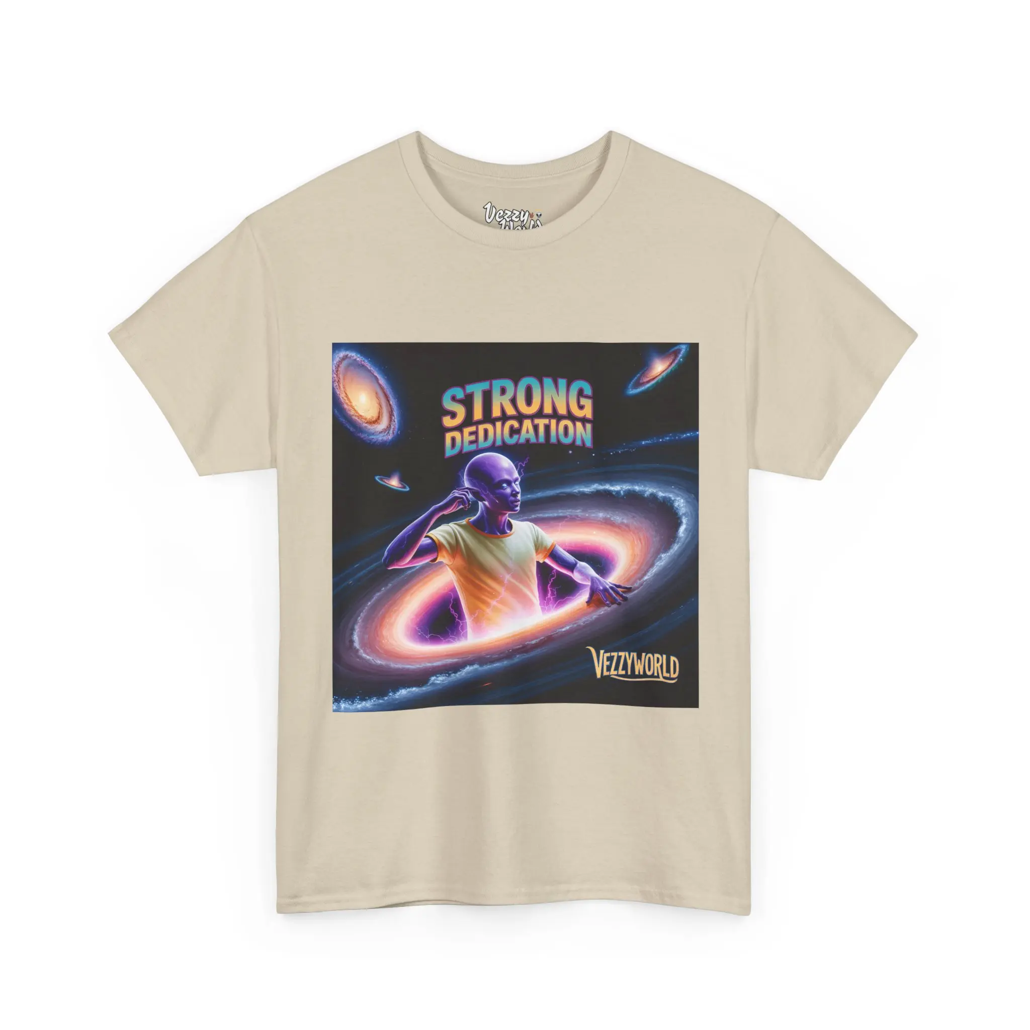 Purple Alien Superstar Strong Dedication T-Shirt | VezzyWorld