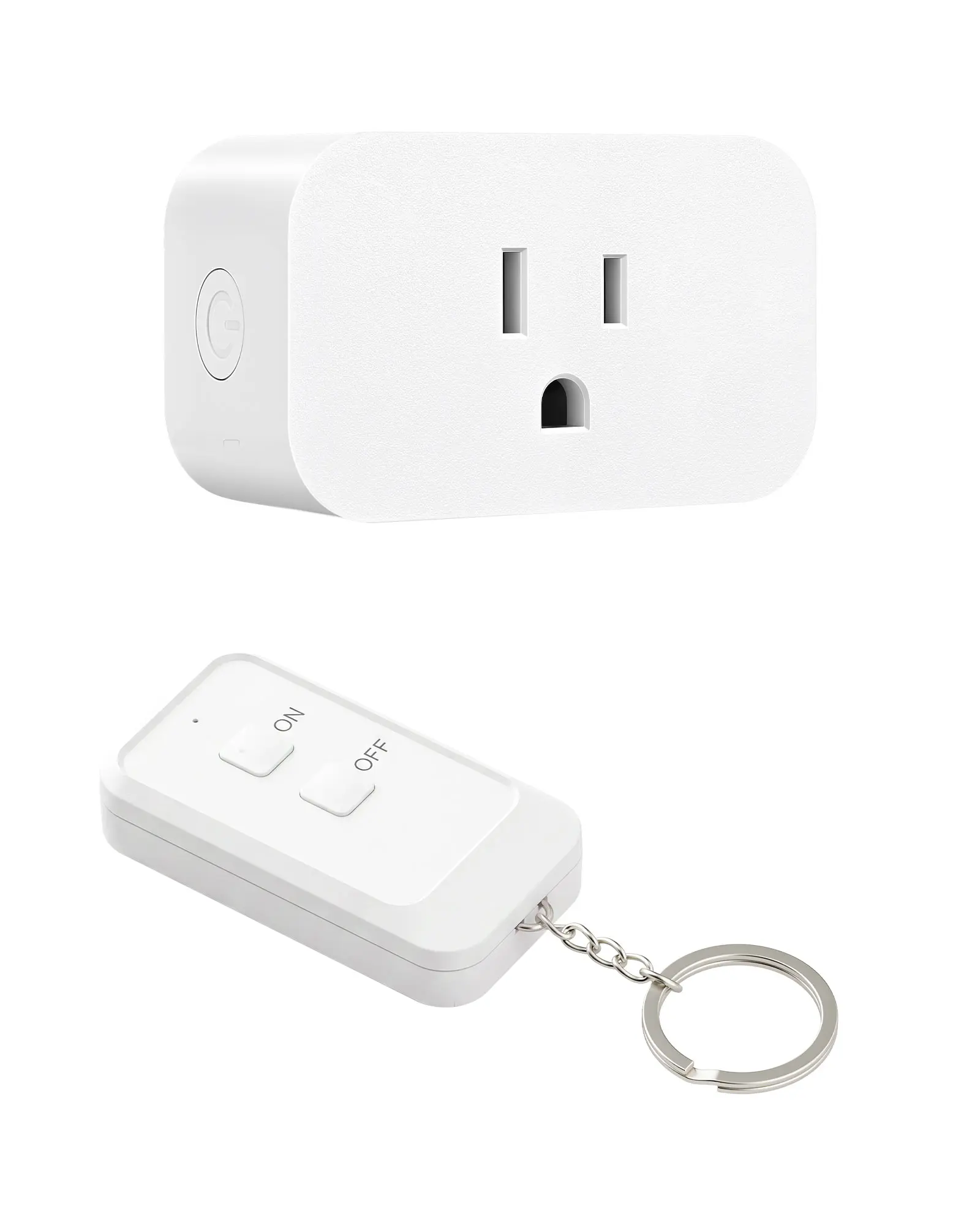 DEWENWILS Compact Wireless Remote Control Outlet Plug, 15A/1875W, 100FT RF Signal Range, for Home Appliances in Living Rooms, Garages