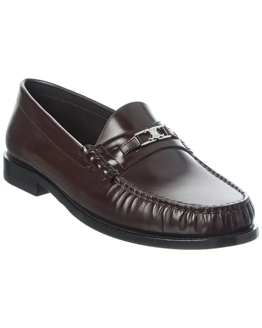 CELINE Luco Triomphe Leather Loafer