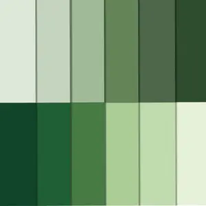 24 Sheets Sage Green Pattern Paper 12" x 12" Assorted Sage Green Scrapbook Paper Pad Double-Sided Gradient Colors Solid Core Patterned Decorative Craft Papers for Prints DIY Arts Crafts Making School